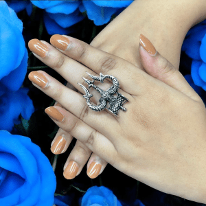 Aureli's Shakti – Shiva Oxidised Ring